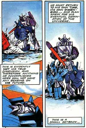 Galvatron Leaves after failure in Target: 2006